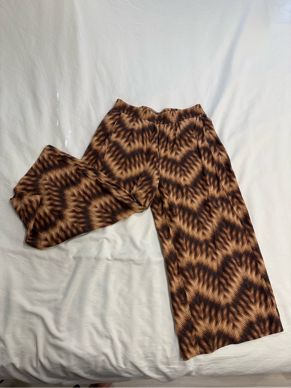 Democracy wide leg cropped pants